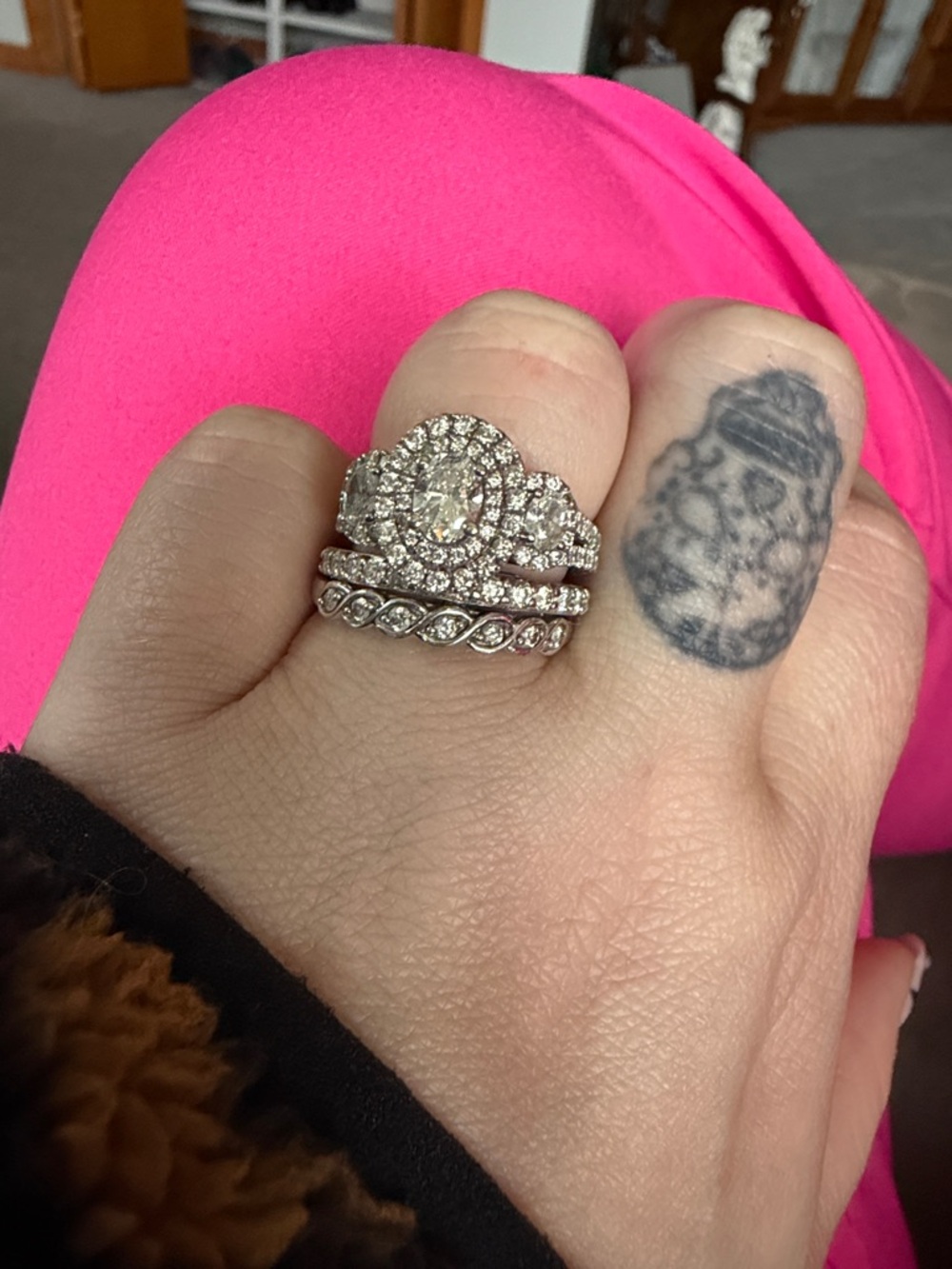 Vera Wang Love Wedding set over 2 carats